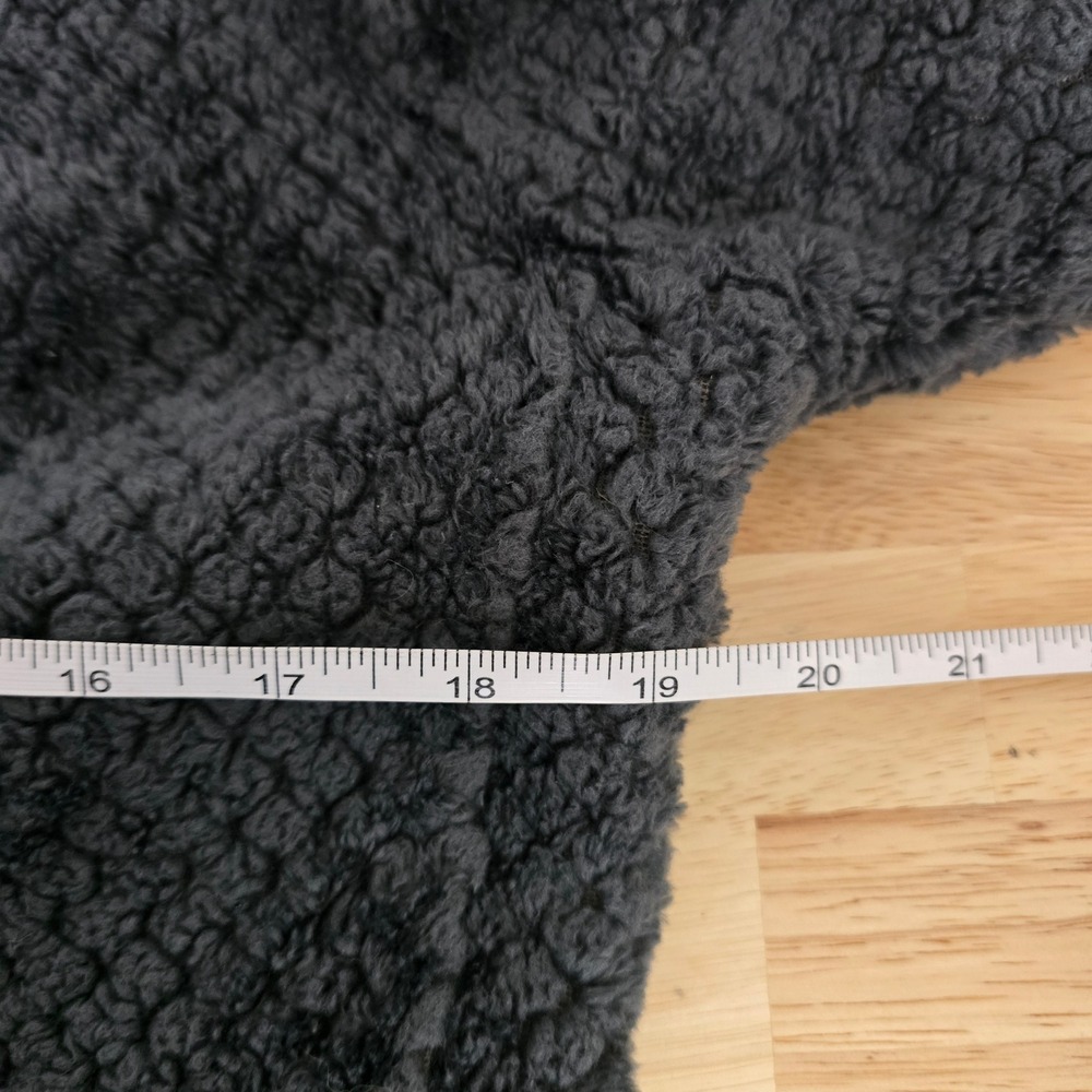 Columbia Fireside Gray Textured Sherpa Fleece Full Zip Jacket Women's Size Small - Picture 5 of 9